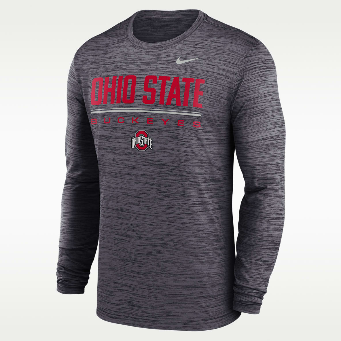 Negro Ohio State Buckeyes Manga larga Ropa. Nike US